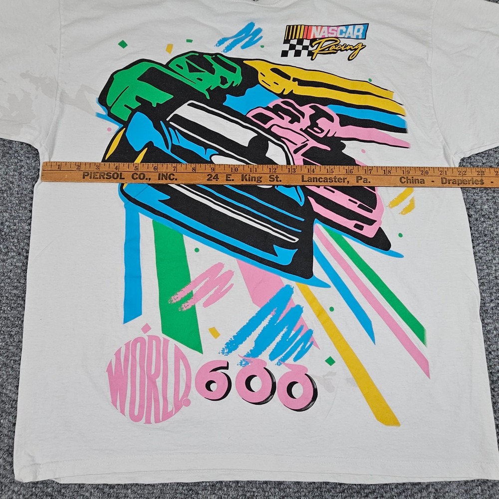 NASCAR Racing World 600 T-Shirt Colorful Graphic XL AOP - Picture 4 of 6